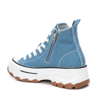Xti - Botas de Cano Curto Femininas de Lona