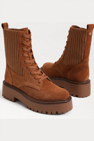 Sam Edelman - Bota de combate plataforma Evina feminina