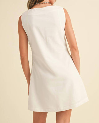 Miou Muse - Gracie Square Neck Mini Dress