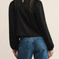 Z Supply - Silvana Mock Neck Embroidered Top