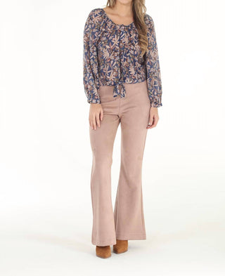 Paparazzi – Blusa Camponesa Floral Voile