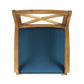 Perla Dining Chair 2pcs with Blue Cushions
