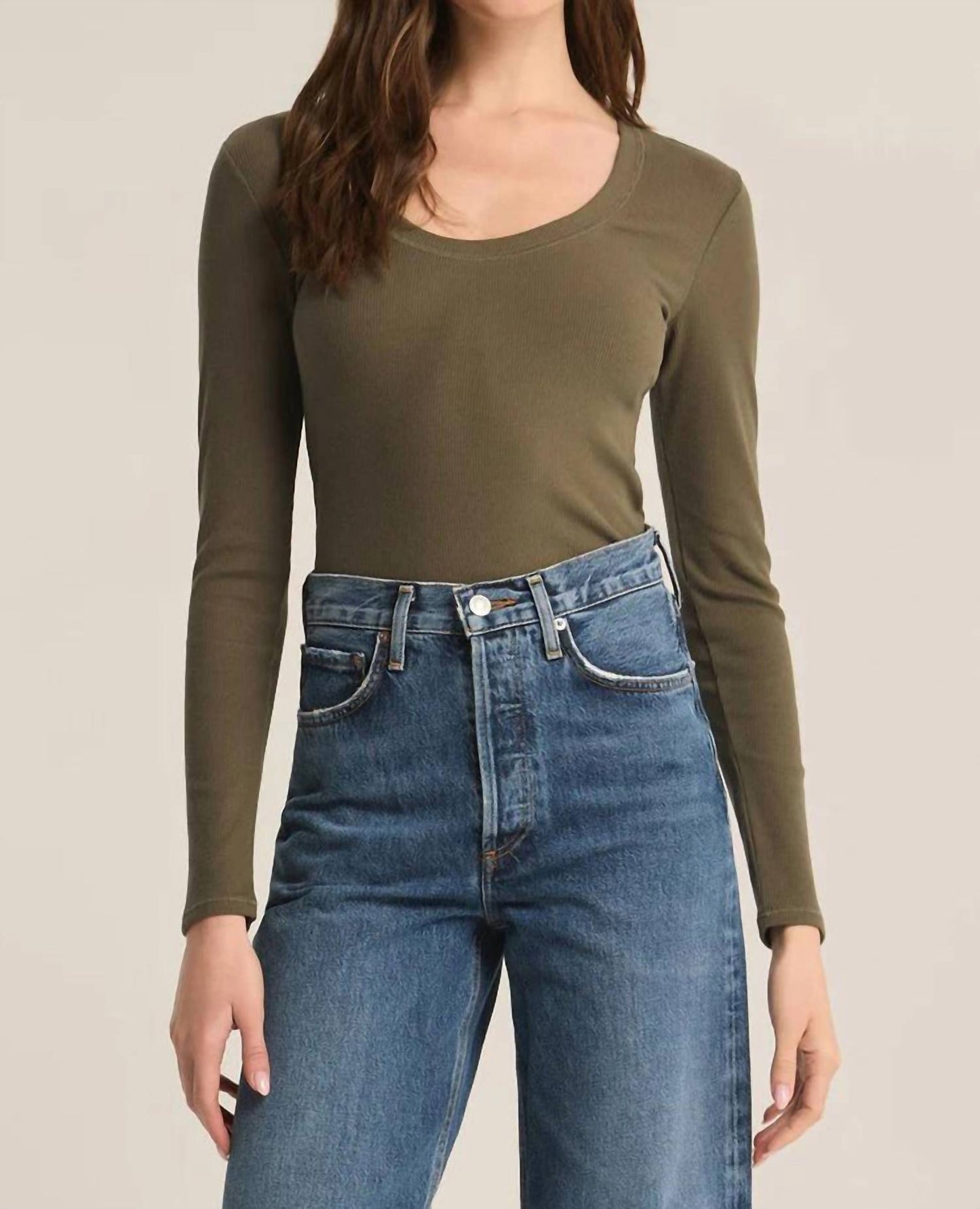 Z Supply - Sirena Rib Long Sleeve Tee