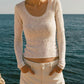 Z Supply - Tibi Scoop Mesh Sweater
