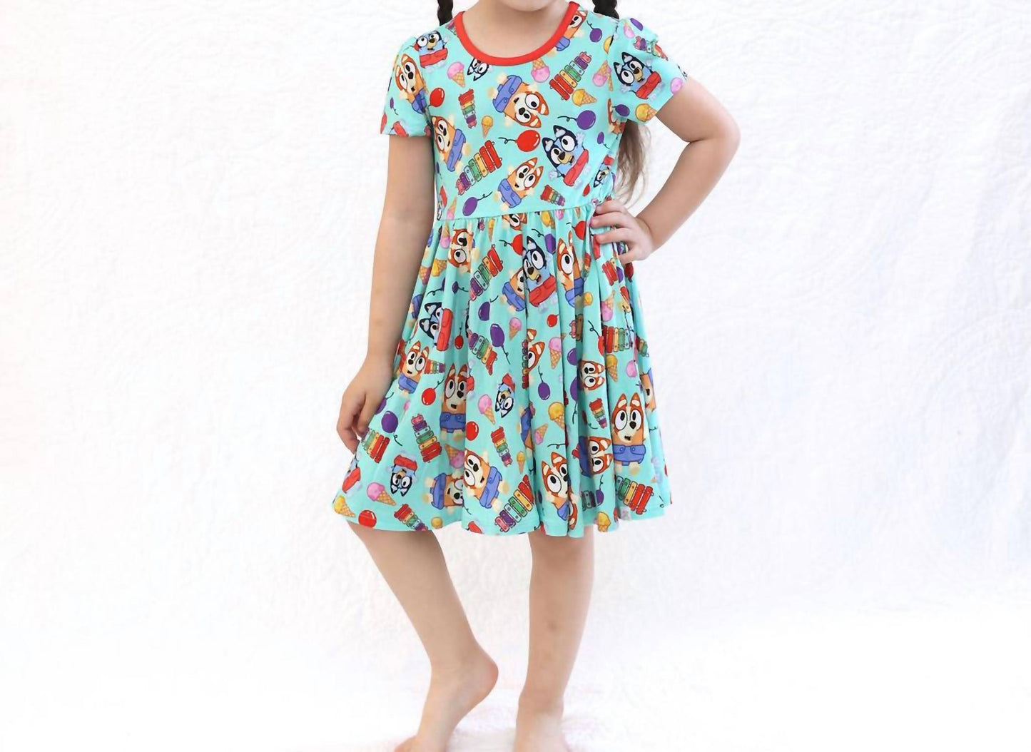 Charlies Project - Girl's Little Snuggles Bamboo Dress