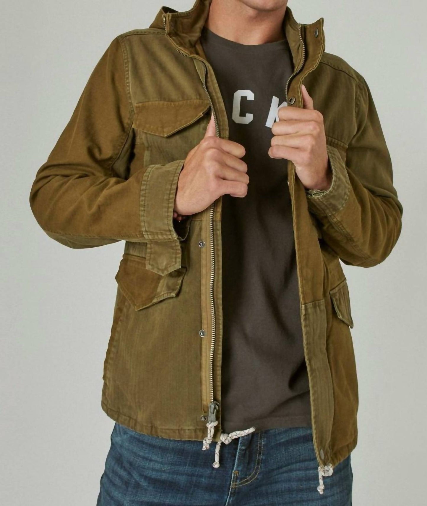 Lucky Brand - M-65 Patchwork Jacket