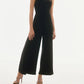 Joseph Ribkoff - Embellished Mesh Yoke Jumpsuit
