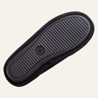 Isotoner - Pantufas femininas de malha canelada fina