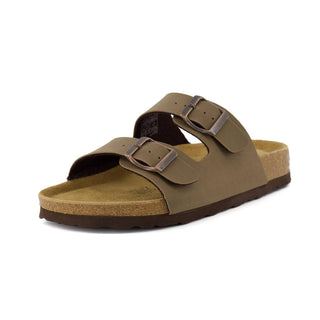 Cushionaire - Sandálias femininas Lane Cork com palmilha