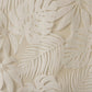 Palm Leaf Burnout Window Sheer Natural 50x84 Inches
