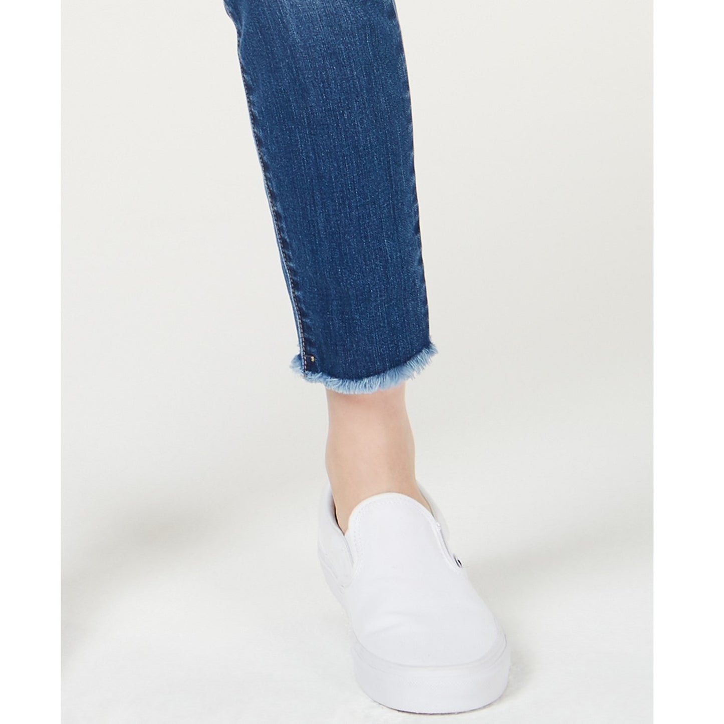 Calça jeans skinny rasgada American Rag Juniors, cintura alta, comprimento até o tornozelo, tamanho 11, Willow