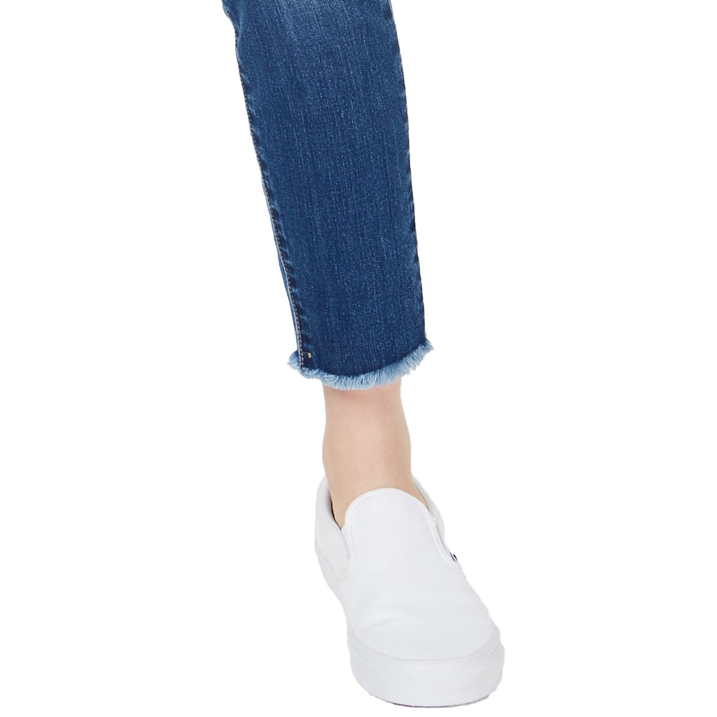 Calça jeans skinny rasgada American Rag Juniors, cintura alta, comprimento até o tornozelo, tamanho 11, Willow