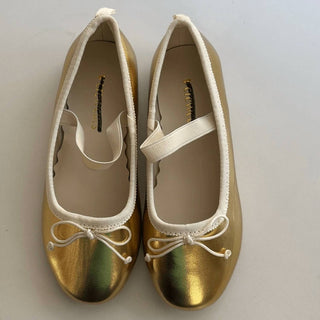 J.Crew - Sapatilhas de balé com tiras para meninas