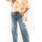 Bibi - Football Pattern Short Sleeve Sweater
