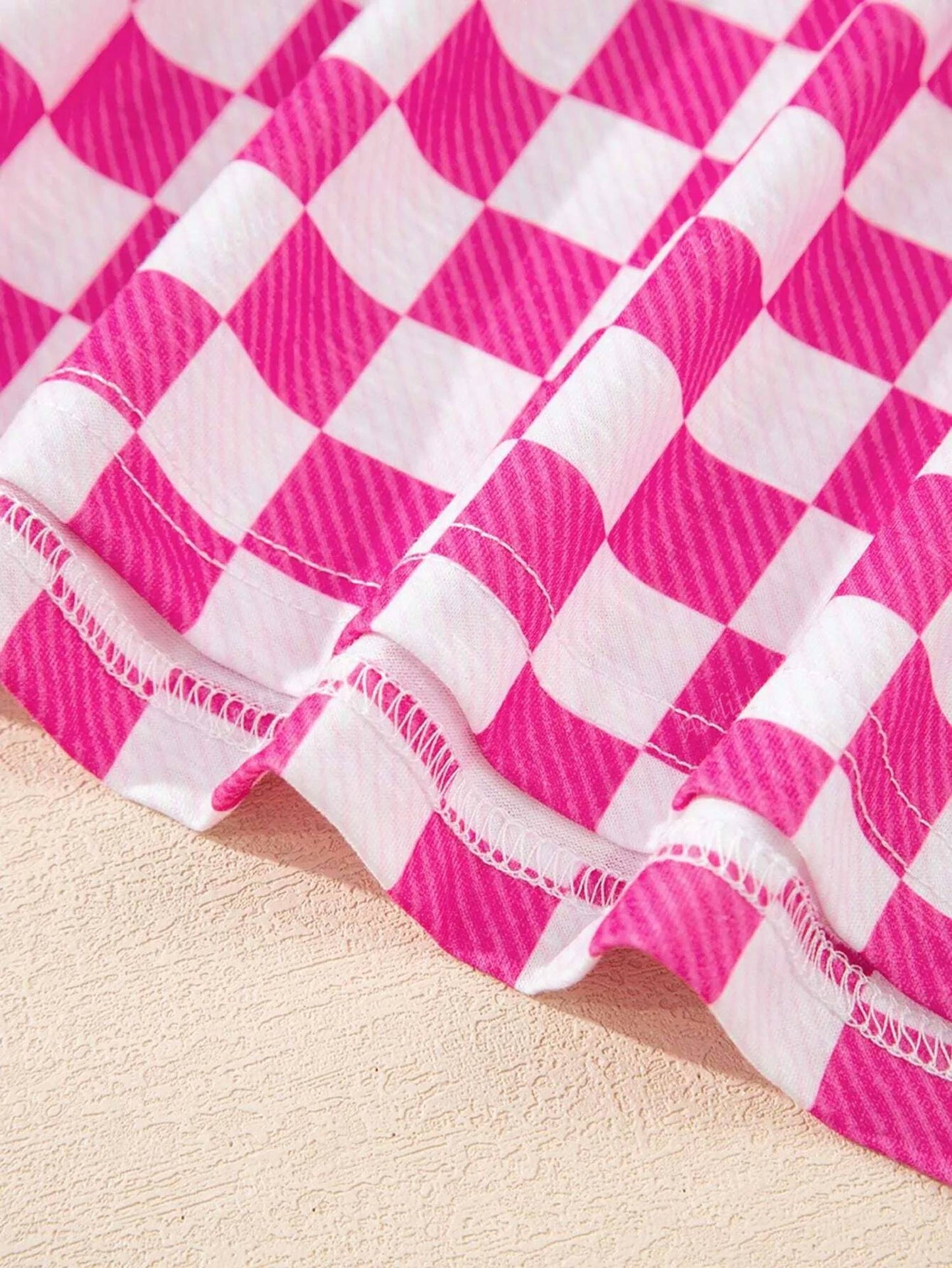 Aapparella - Women's Checkered 2-piece Skort Set