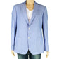 Mens Chambray Long Two-Button Sport Coat