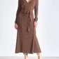 Elan - Long Sleeve Wrap Dress
