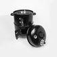 Outdoor Double-Layer Grill Charcoal Wood Fired Braising and Smoking Stove