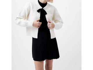 French Connection - Kitty Bobble Bow Cardigan