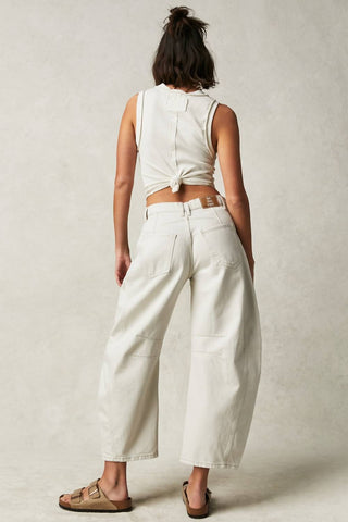 Free People - Good Luck Mid Rise Barrel Jeans