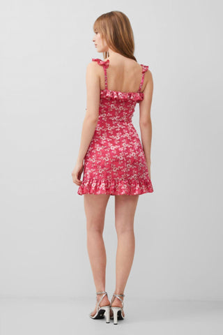 French Connection - Vestido Elianna Burnout com babados