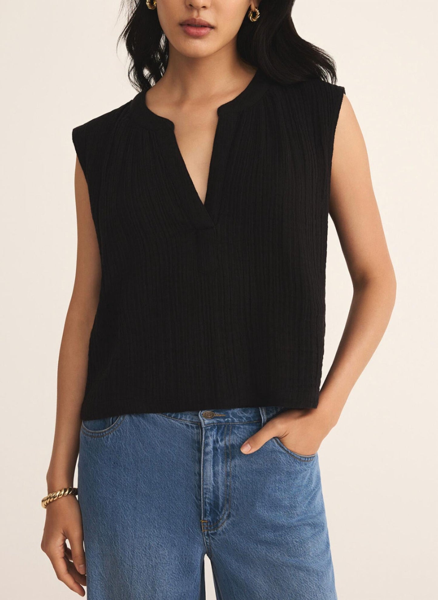 Z Supply - Cliffside V-neck Airy Top