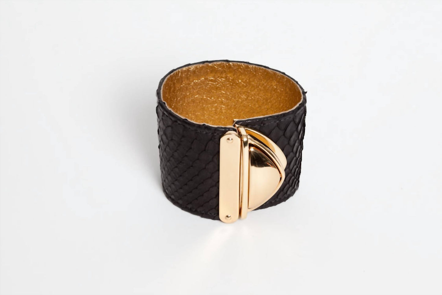 Avenue Chic - Women's Genuine Lock Cuff - X L