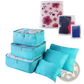 9 Piece Water Resistant Travel Packing Cube and Organizer Set