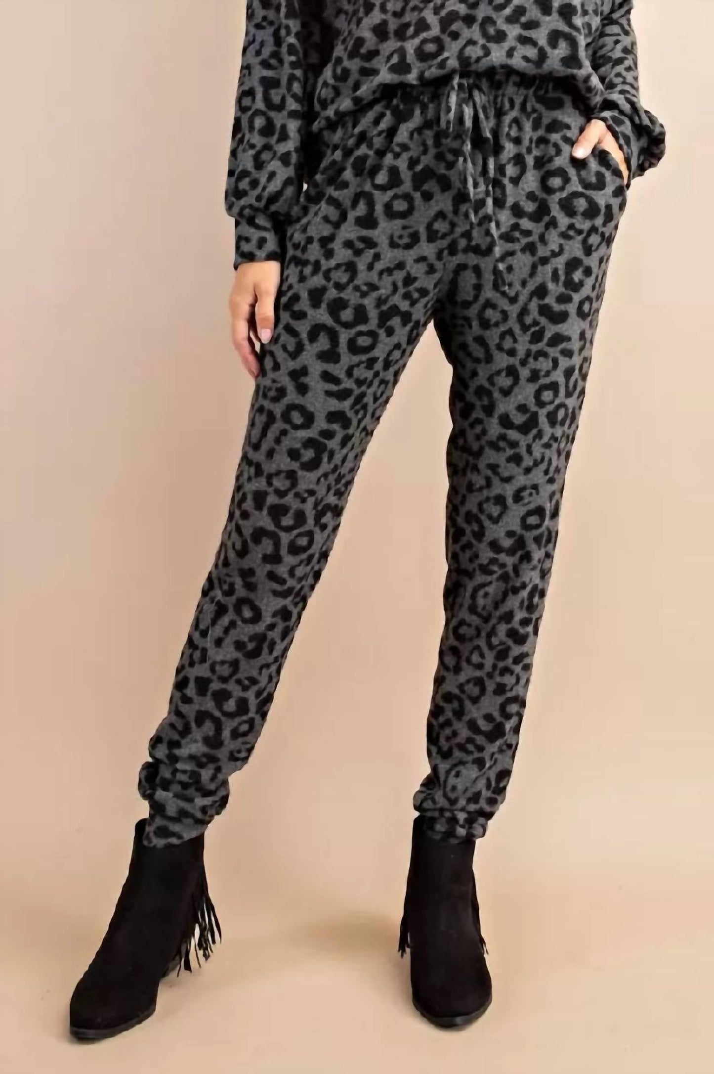 143 Story - Leopard Lounge Jogger Pants