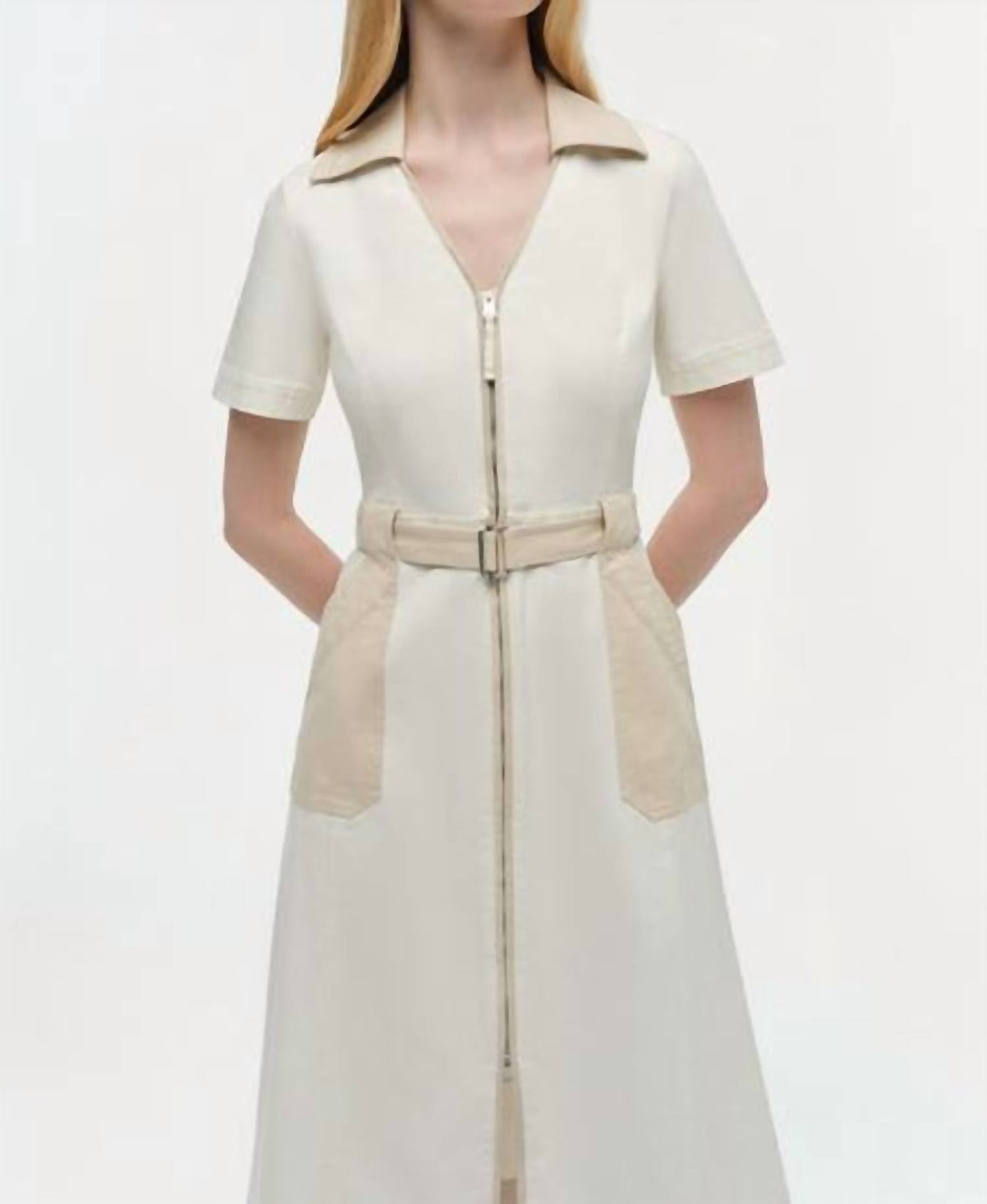 Jonathan Simkhai - Hanover Short Sleeve Midi Dress