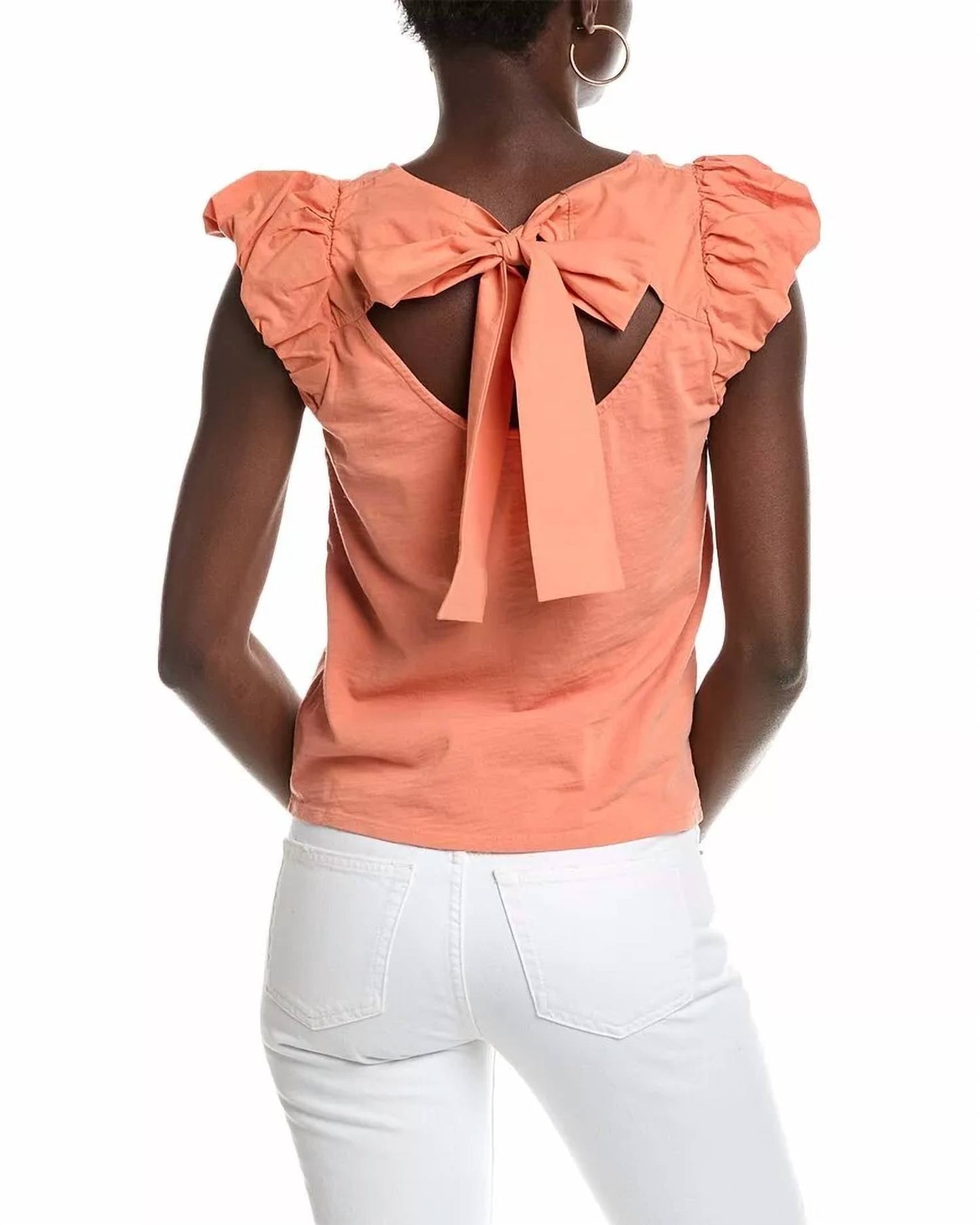 Nation Ltd - AUDRA BUBBLE SLEEVE T-SHIRT