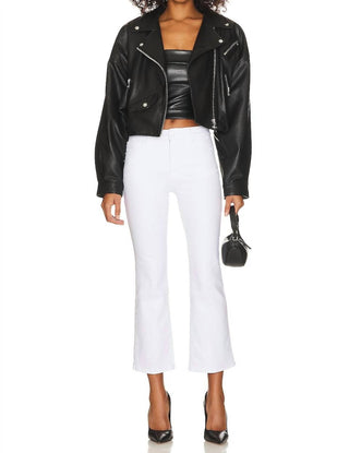 Good American - Calça jeans cropped mini bota Good Legs