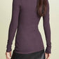 Enza Costa - Silk Knit Long Sleeve U Top