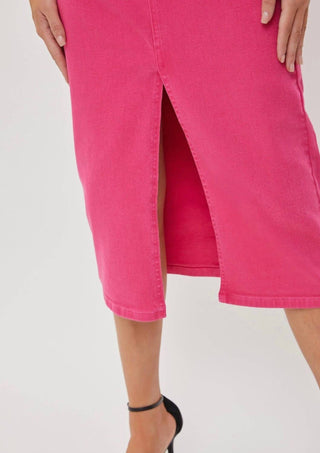 Violoncelo - Saia Midi Jeans Paylon