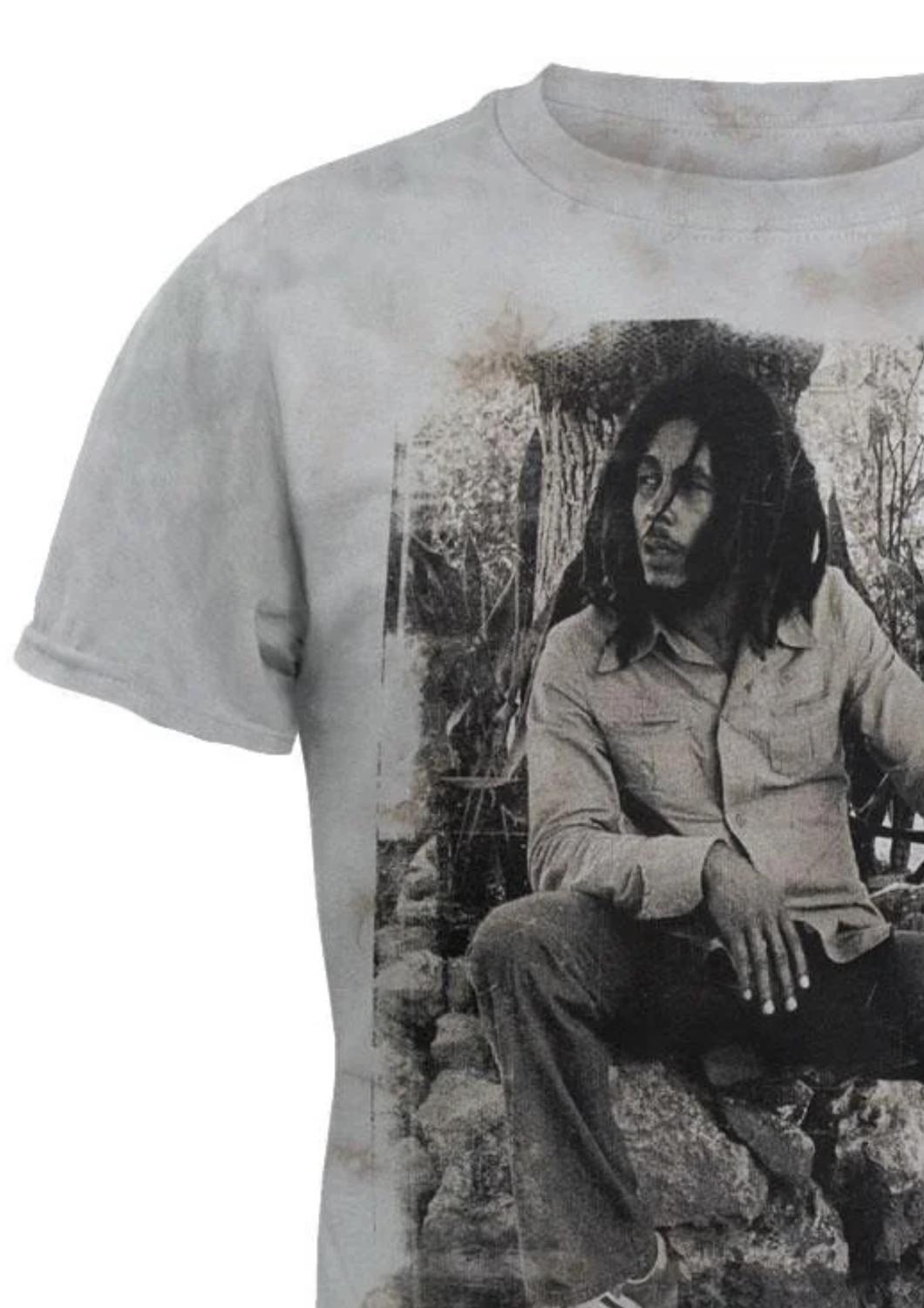 Bob Marley - Men's Kingston Chemical Wash Soft T-shirt