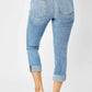 Judy Blue - Mid-Rise Cuffed Skinny Capri