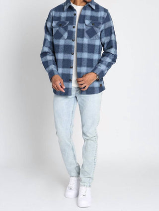Jachs New York - Sobrecamisa de lã mista