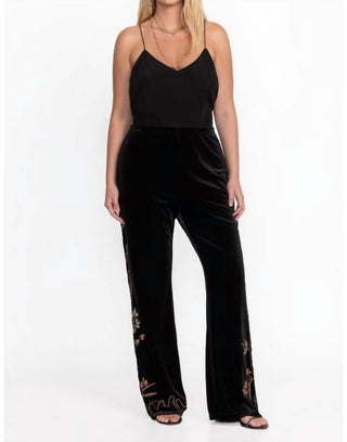 Johnny Was - Legging Jenai Stretch Velvet Baby Boot - Plus