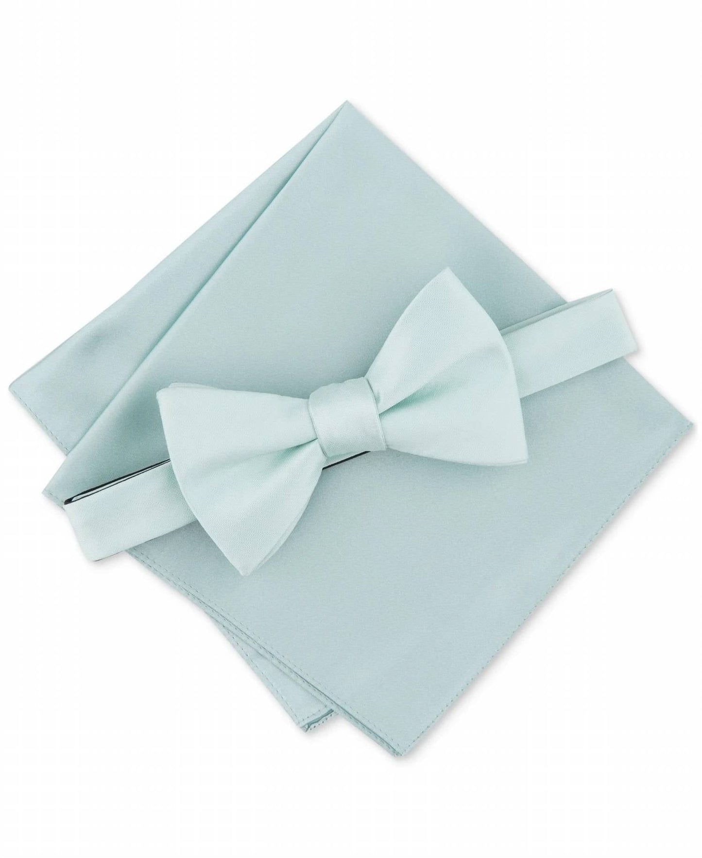 Alfani - Men's Solid Texture Pocket Square Tie