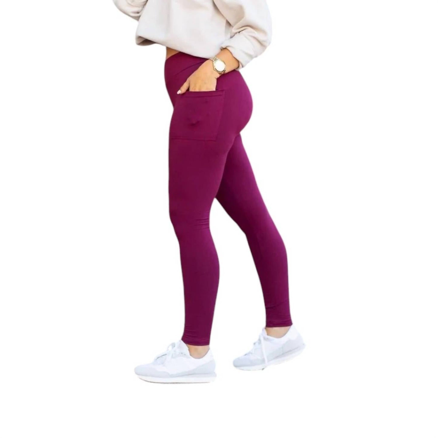 Julia Rose - Full Length Leggings With Pocket