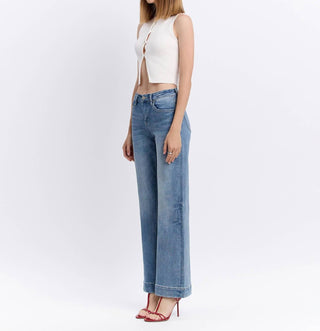 Flying Monkey - High Rise Wide Leg Jeans