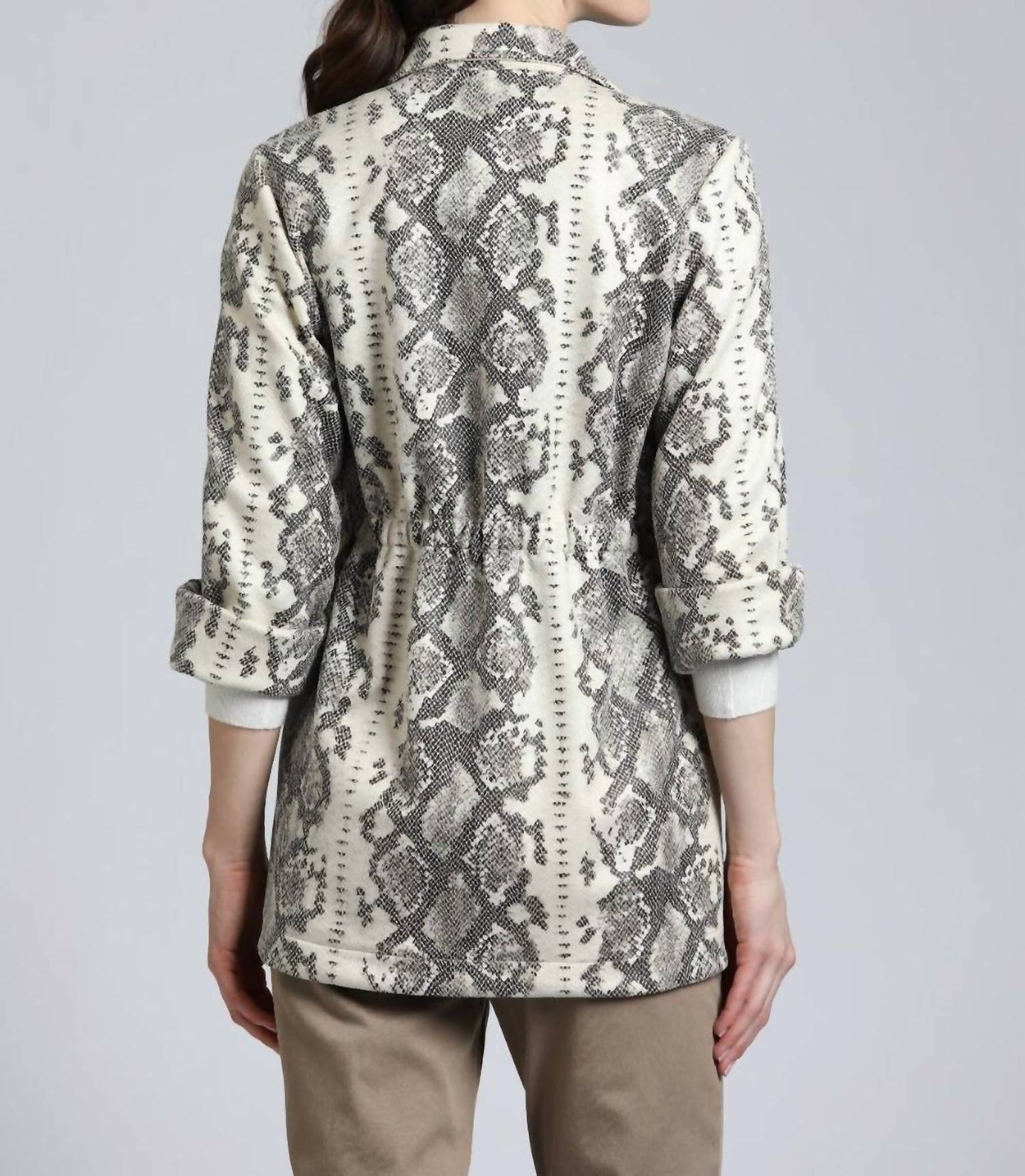 Apny - Python Vegan Leather Jacket