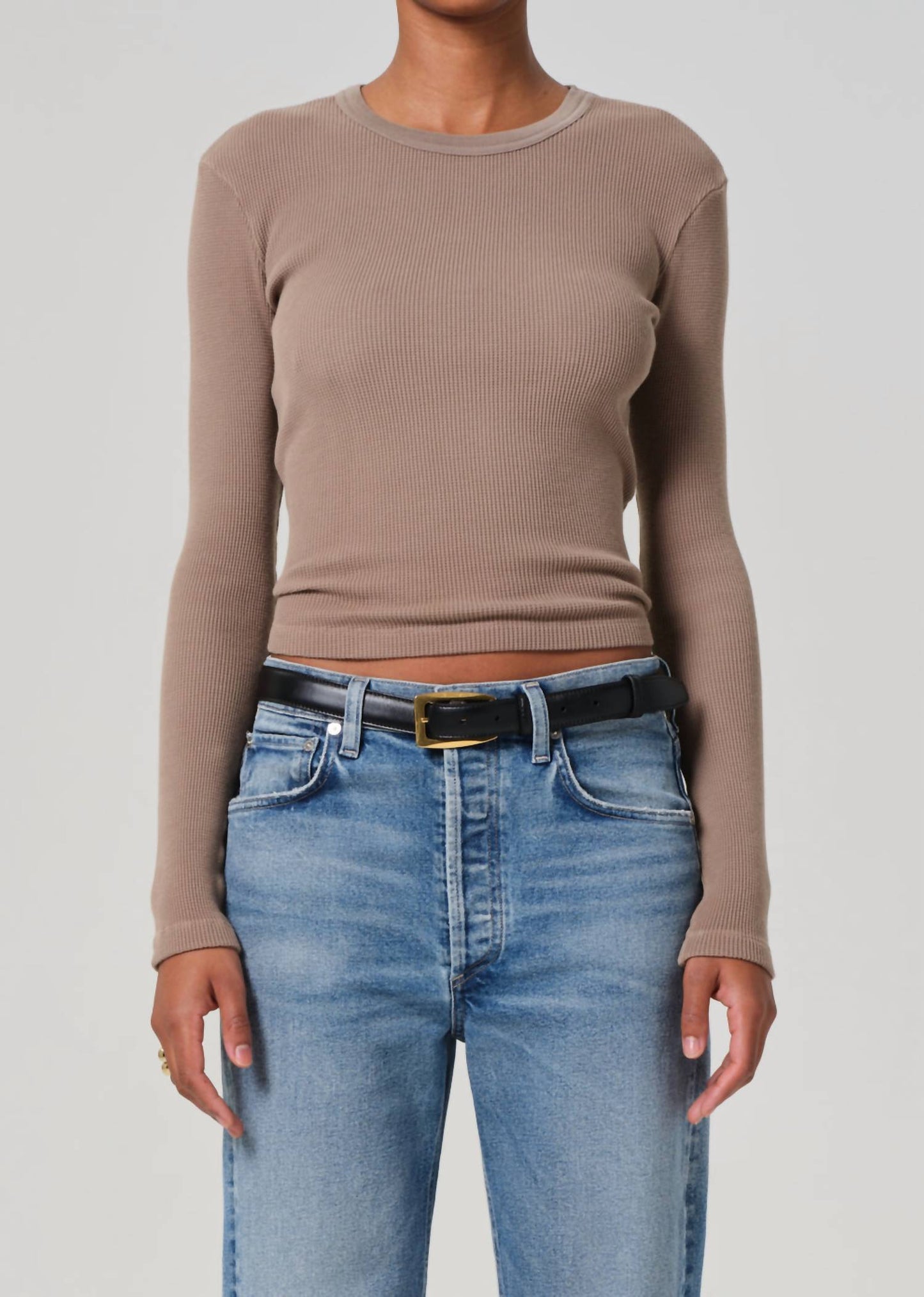 Citizens Of Humanity - Pilar Crewneck Long Sleeve Top