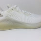 Tênis de corrida masculino Adidas Alphabounce, branco/metálico/cru, tamanho 8 D(M) EUA