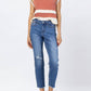 Judy Blue - Howdy High Waist Boyfriend Jean With Seam Stitch