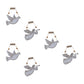 Wood Dove and Angel Sentiment Ornament (Set of 6)