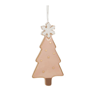 Ceramic Pine Tree Ornament (Set of 6)