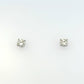 Aamiaa - 0.75 Carat Natural Diamond Round Brilliant Stud Earrings