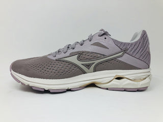 Tênis de corrida Mizuno Wave Rider 23 feminino, cinza nuvem/sino de vento, tamanho 12 B(M) EUA