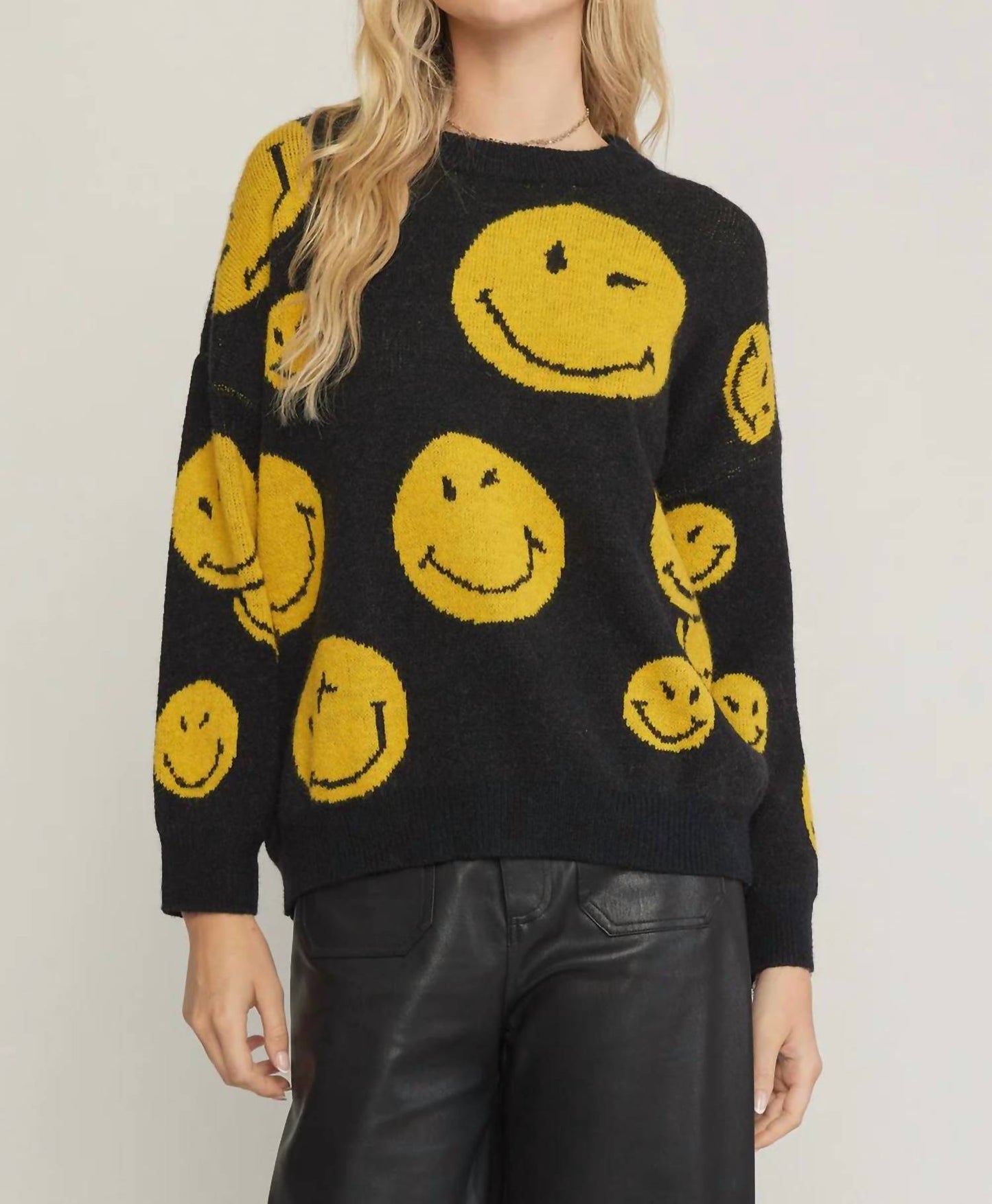Entro - Smiley Sweater